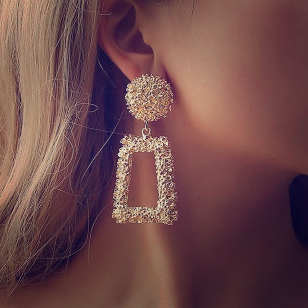 Geo Statement Earrings
